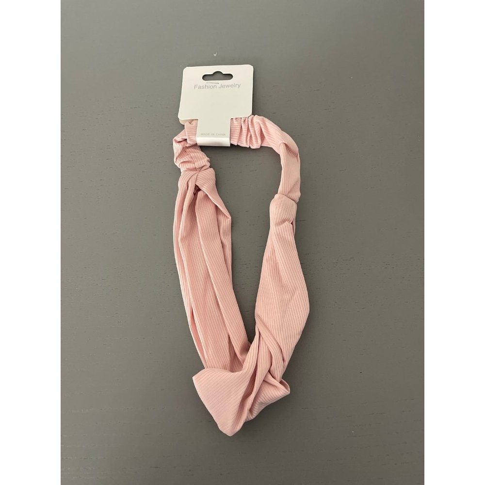 NEW HEADBAND TWIST STYLE COLOR PINK